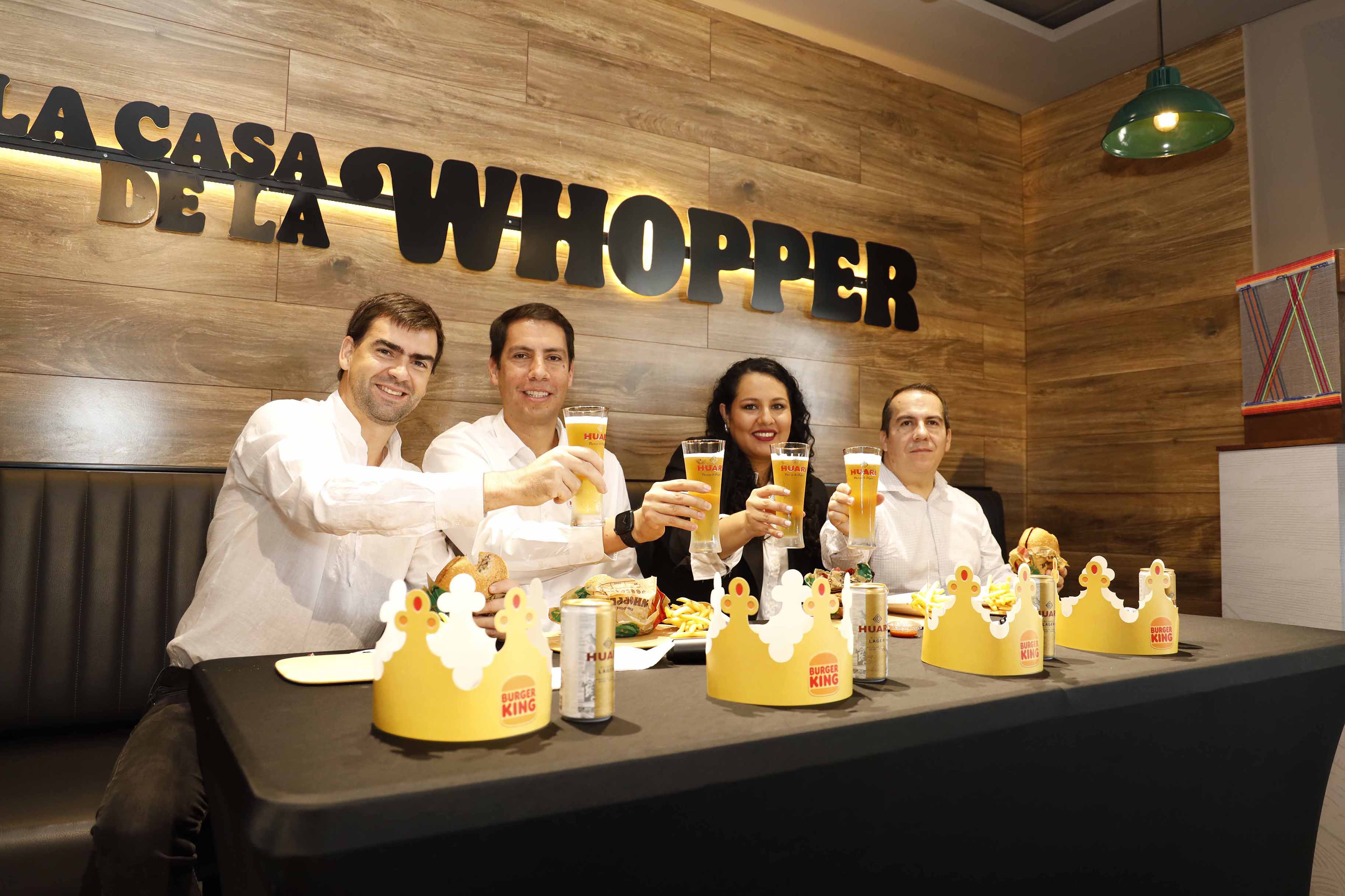 Burger King y Huari presentan el Combo Whopper Huari, el maridaje perfecto en Santa Cruz