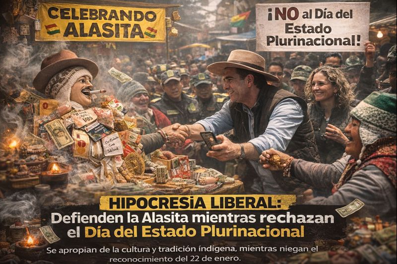 Alasita sin Plurinacionalidad: la incoherencia liberal al desnudo