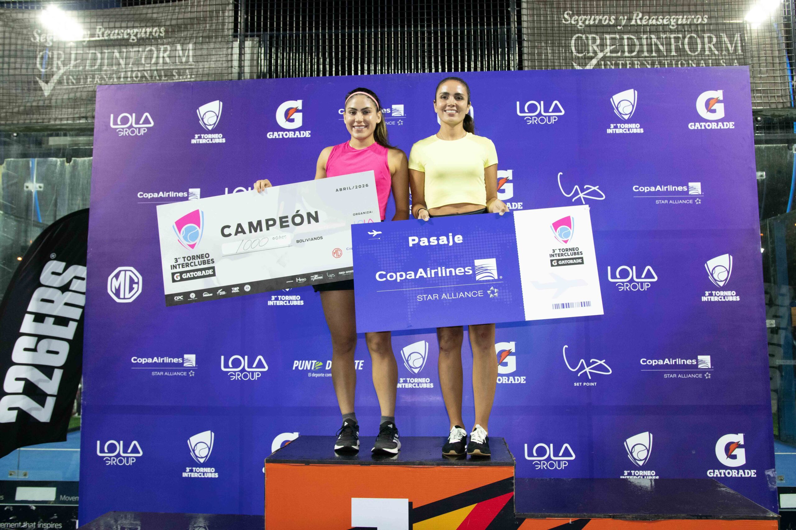 “Torneo de Pádel Interclubes Gatorade” cierra su tercera edición con alto nivel competitivo