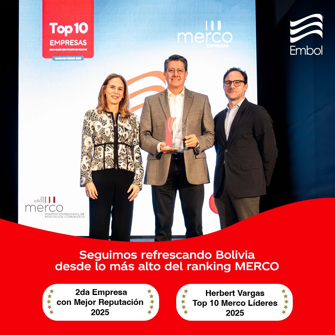 EMBOL Coca-Cola reafirma su liderazgo en Bolivia desde lo más alto del ranking MERCO