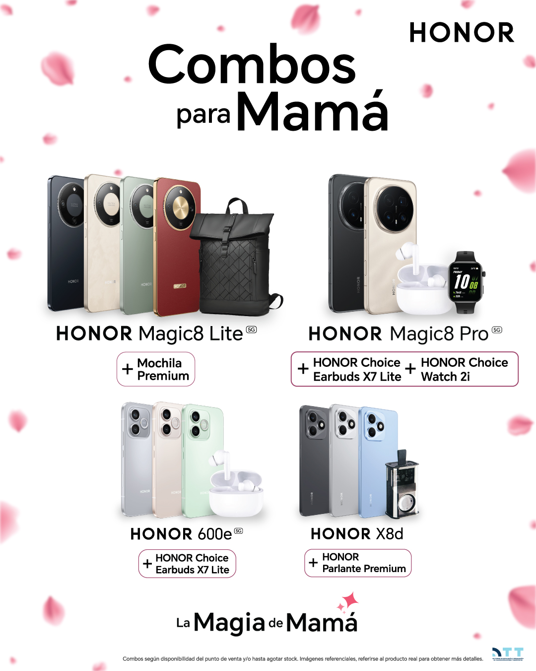 Los mejores combos junto a HONOR por el dia de mamá Los mejores combos junto a HONOR por el dia de mamá