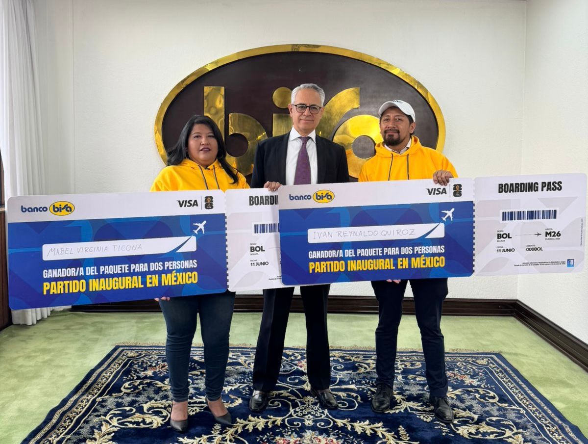 Banco BISA entrega los primeros premios de su campaña para vivir el Mundial FIFA 2026