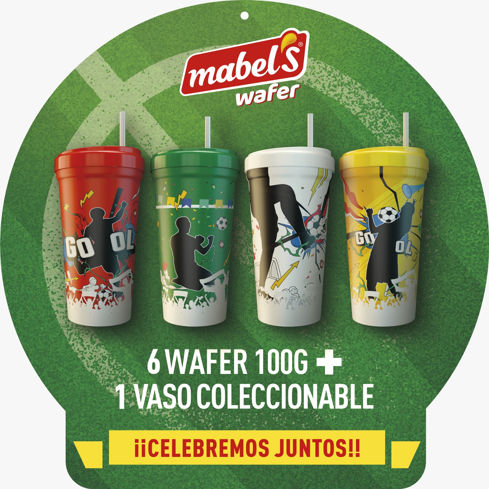 Mabel’s acompaña la pasión futbolera con vasos coleccionables