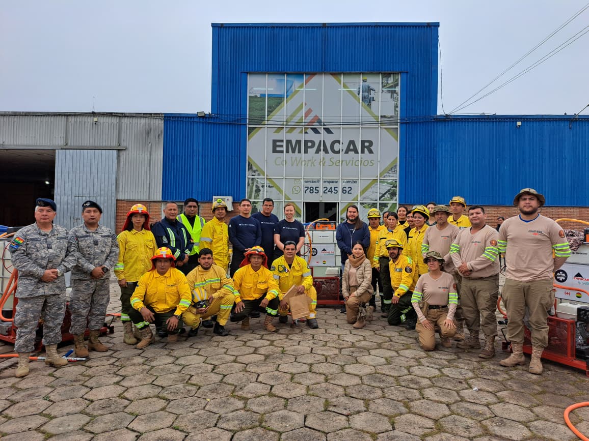 EMPACAR y Global Medic fortalecen la capacidad de respuesta de los bomberos con una nueva entrega de Fire Skids
