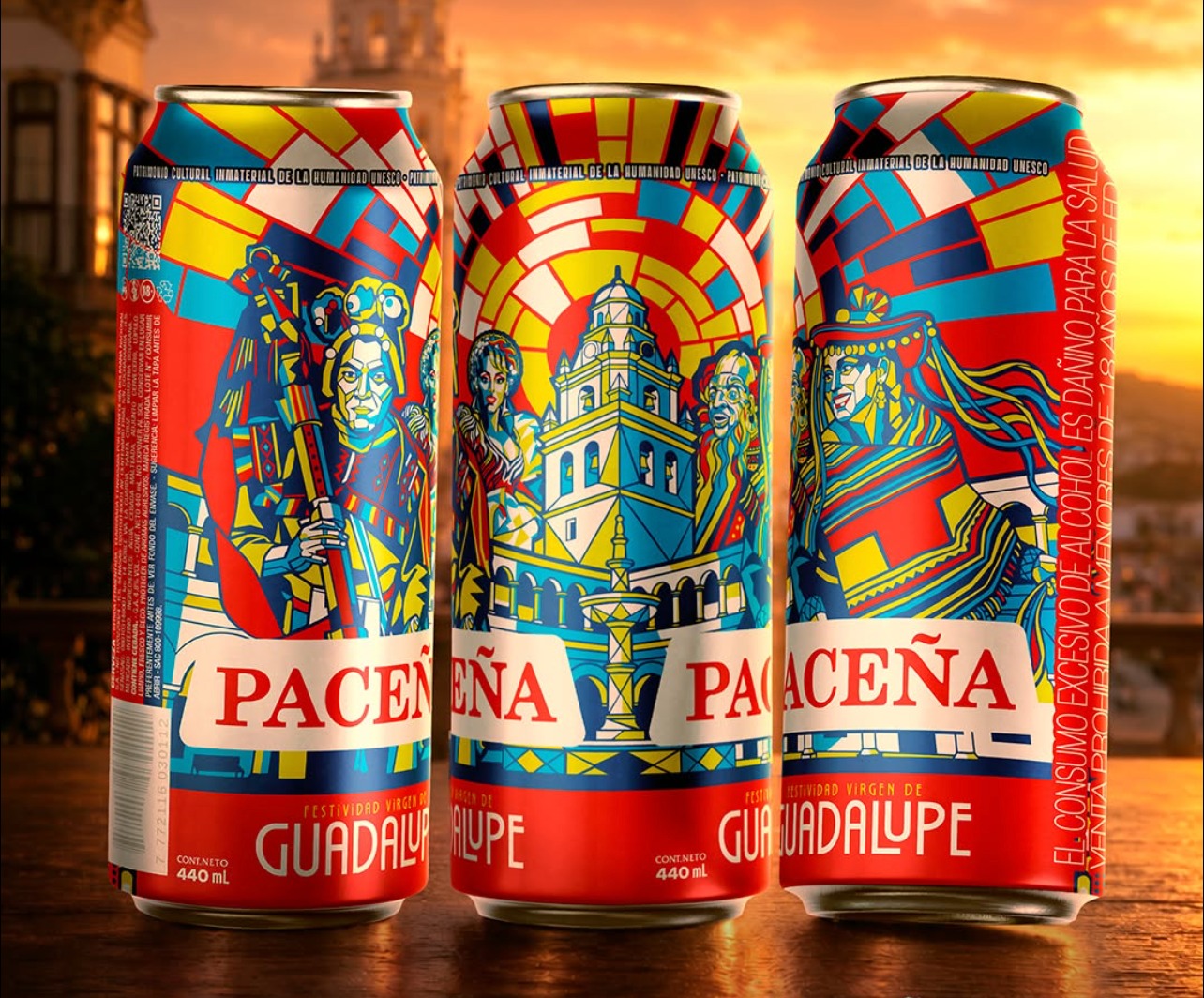 Paceña rinde homenaje a la Festividad de Guadalupe con una lata que celebra la identidad chuquisaqueña