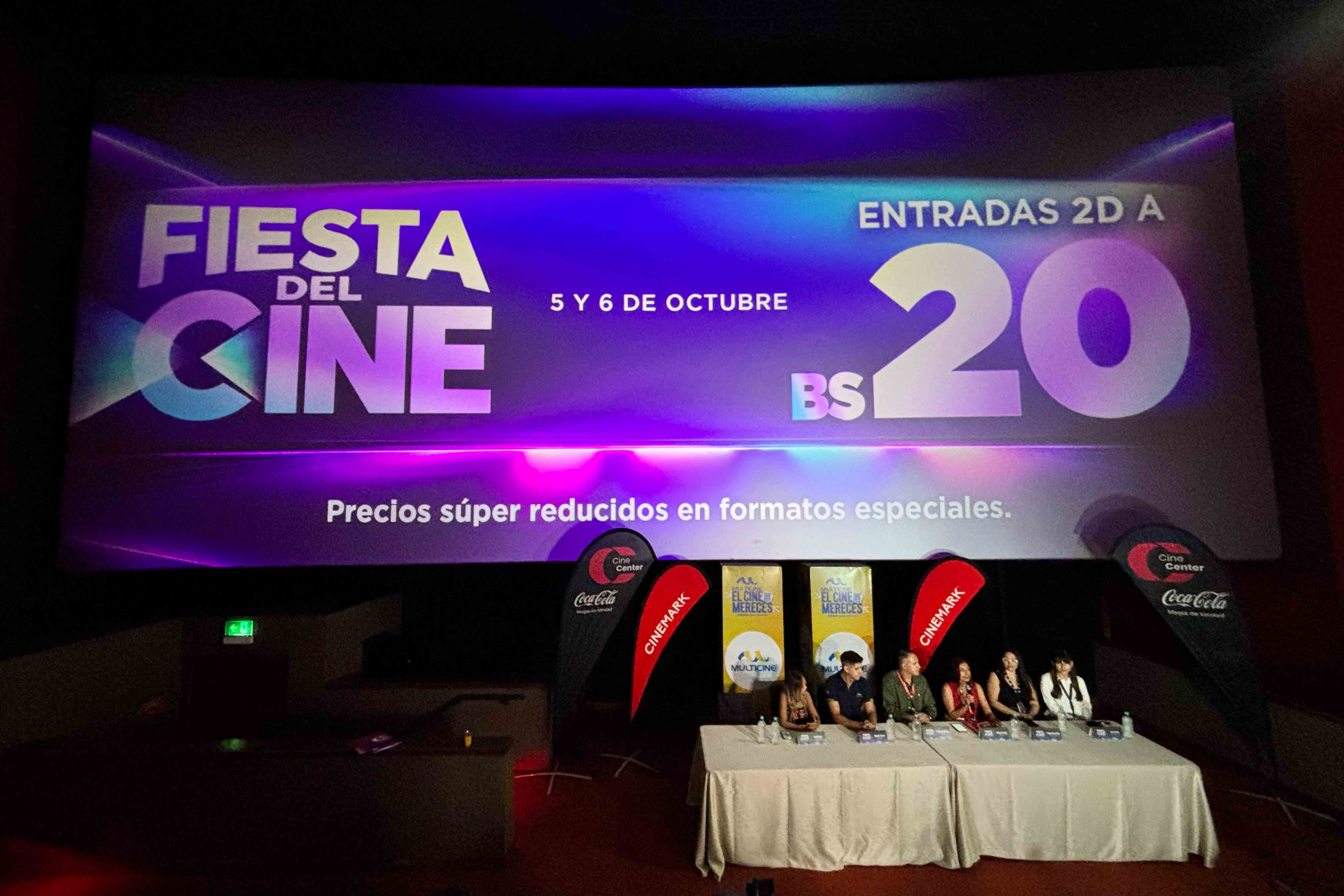 Cinemark prepara “La Fiesta del Cine” con un combo especial de una entrada, pipoca y gaseosa por Bs. 50 para los amantes cinematográficos Cinemark prepara “La Fiesta del Cine” con un combo especial de una entrada, pipoca y gaseosa por Bs. 50 para los amantes cinematográficos