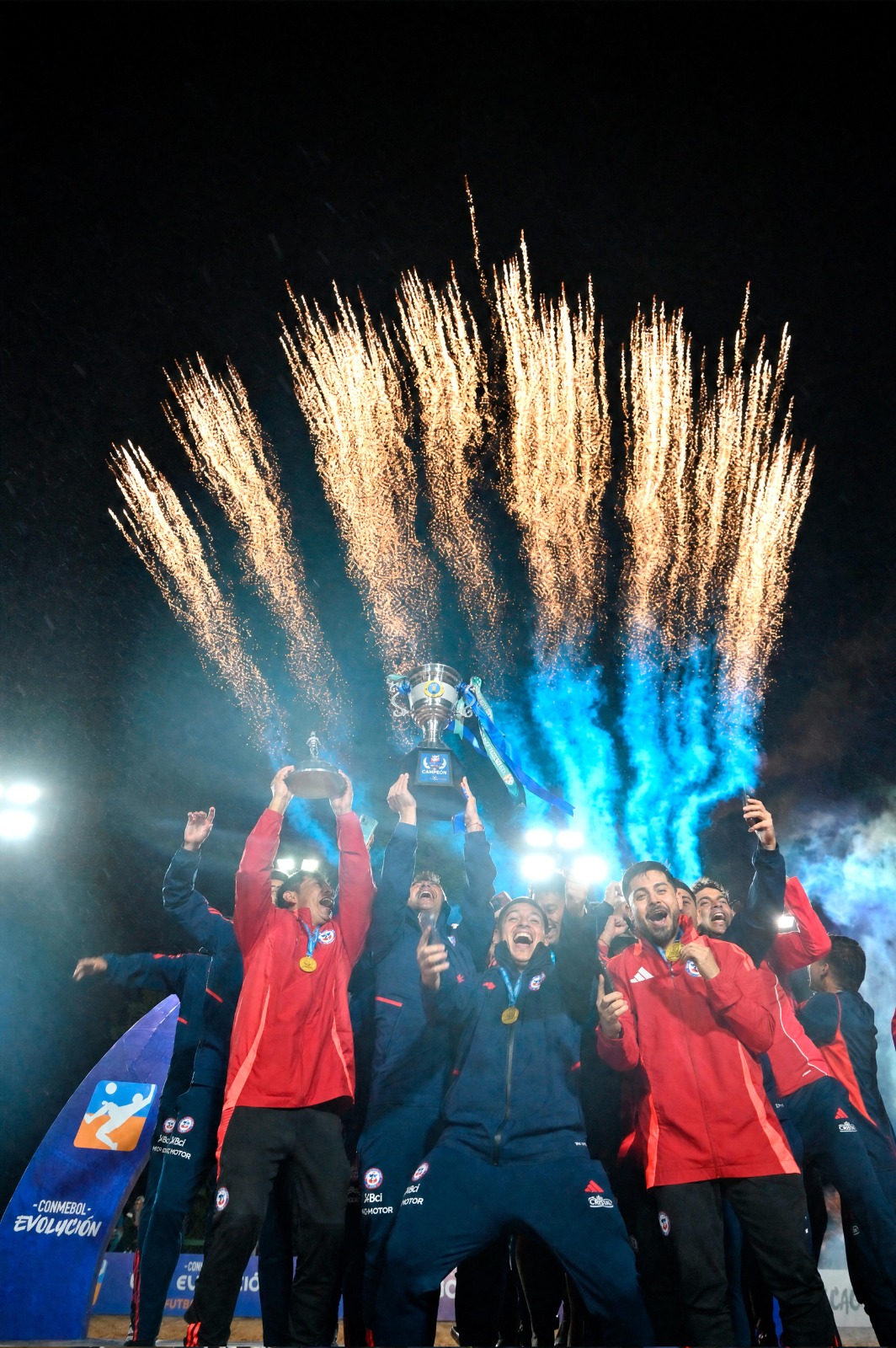 Chile conquistó la Zona Sur de la CONMEBOL Liga Evolución Fútbol Playa 2026